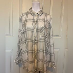 Chic Plaid Viscose Shirt